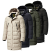 Winter New Plus Long Warm Thick Hood Parkas Jacket Coat Men Autumn Outwear Outfits Classic Windproof Pocket Parka Men