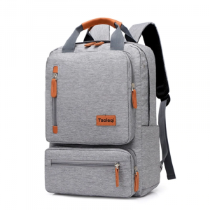 Casual Business Men Computer Backpack Light 15 inch Laptop Bag 2022 Waterproof Oxford cloth Lady Anti-theft Travel Backpack Gray